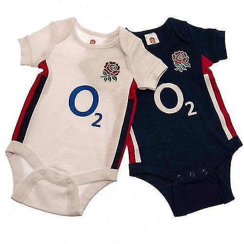 England RFU Baby Bodysuit (Pack of 2)