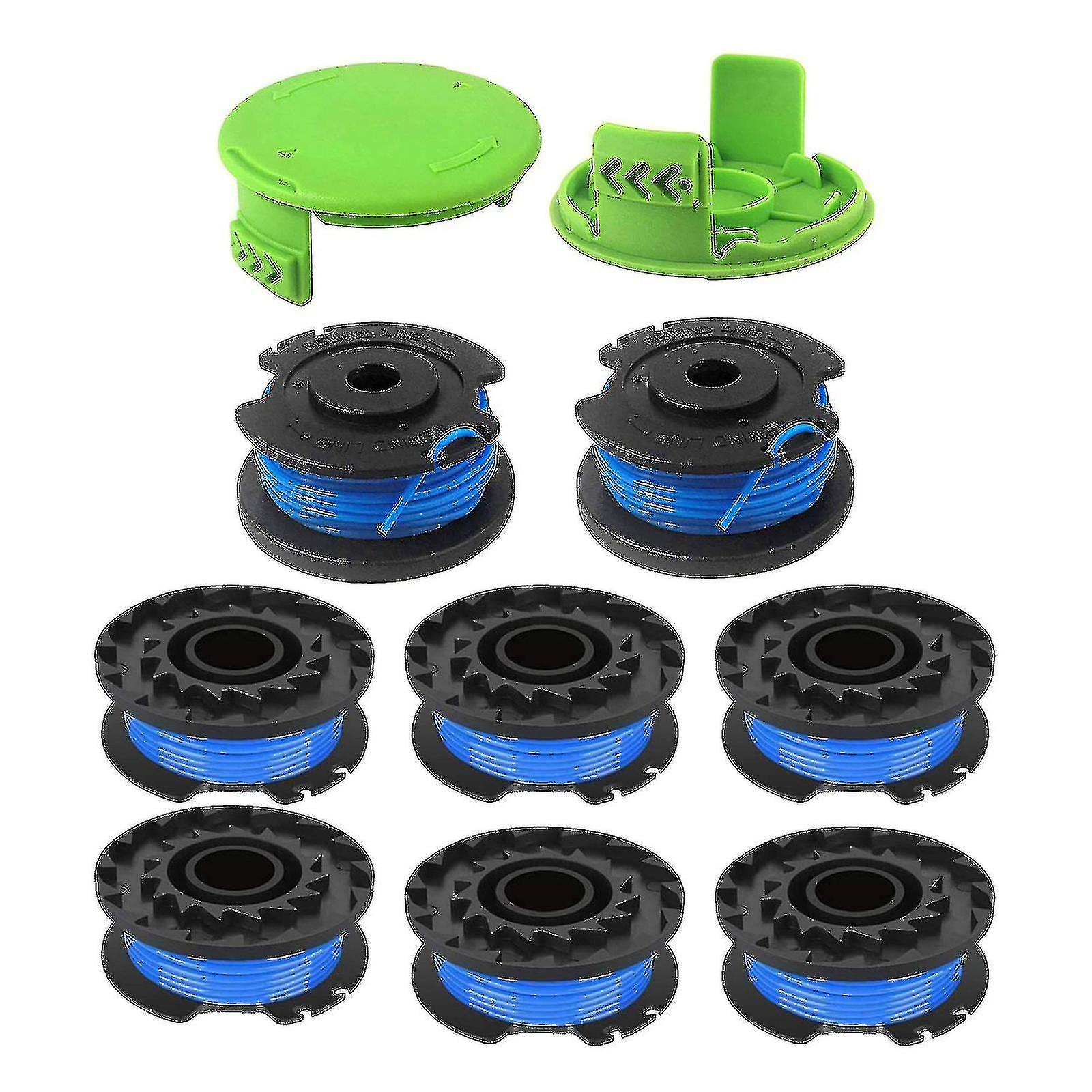 String Trimmer Spool Line Compatible Greenworks 24v 40v 80v (8 Spool, 2 Cap)_gift Of G Best Gift