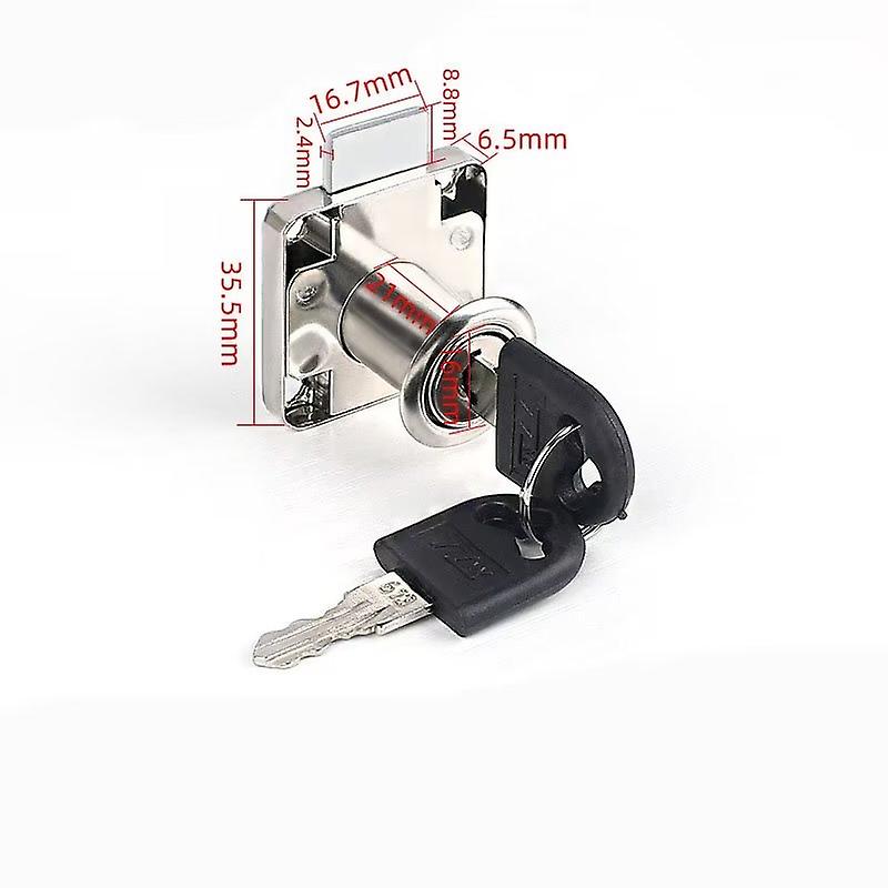 4-Pack Cam Locks With Keys – Fits 3/4" Holes For File Cabinets, Drawers, Mailboxes & More