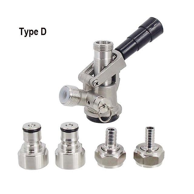 Draft Beer Homebrew Keg Coupler With Ball Lock Quick Disconnect(qd) Adapter Beer Dispenser Type S/d