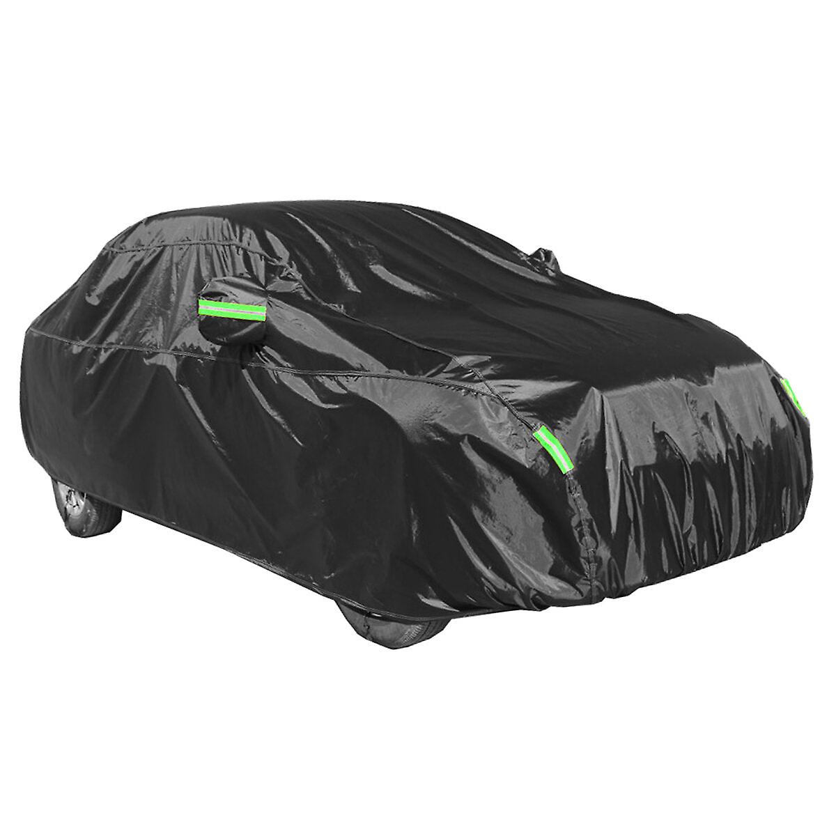210T Silver Coated Car Cover - Dustproof, Sunscreen, Rainproof, Full Protection