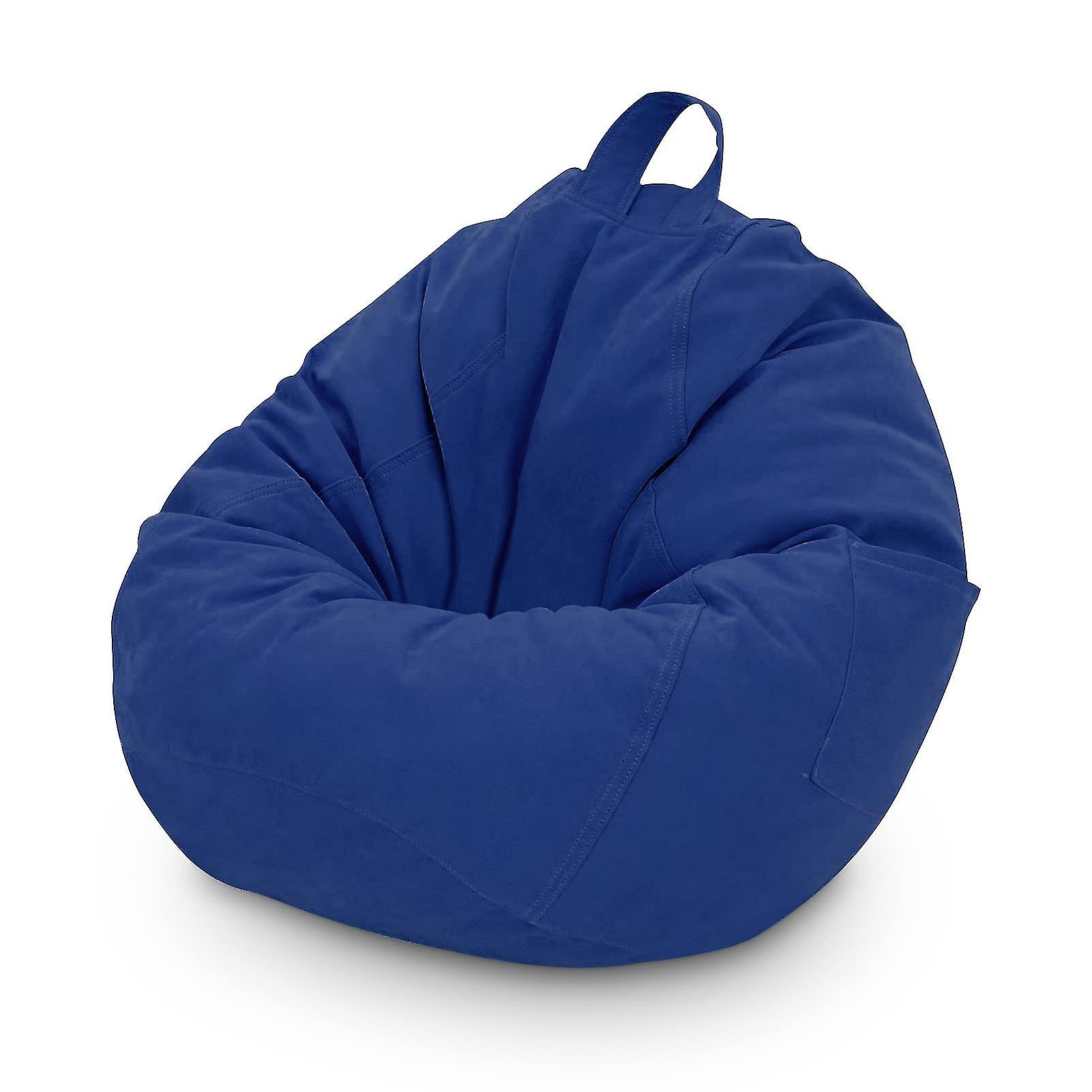 Zitzak Stoelhoes Geen Vulling Zachte Gaming Zitzak Stoel Lazy Zitzak Sofa Stoel Cover80 X 90cm