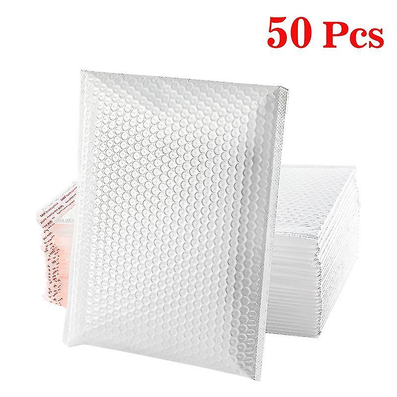 New 50pcs White Pearl Envelope Bag For Bubble Mailer Office Packaging Padded Envelopes For Self Bag Gift Packaging -n