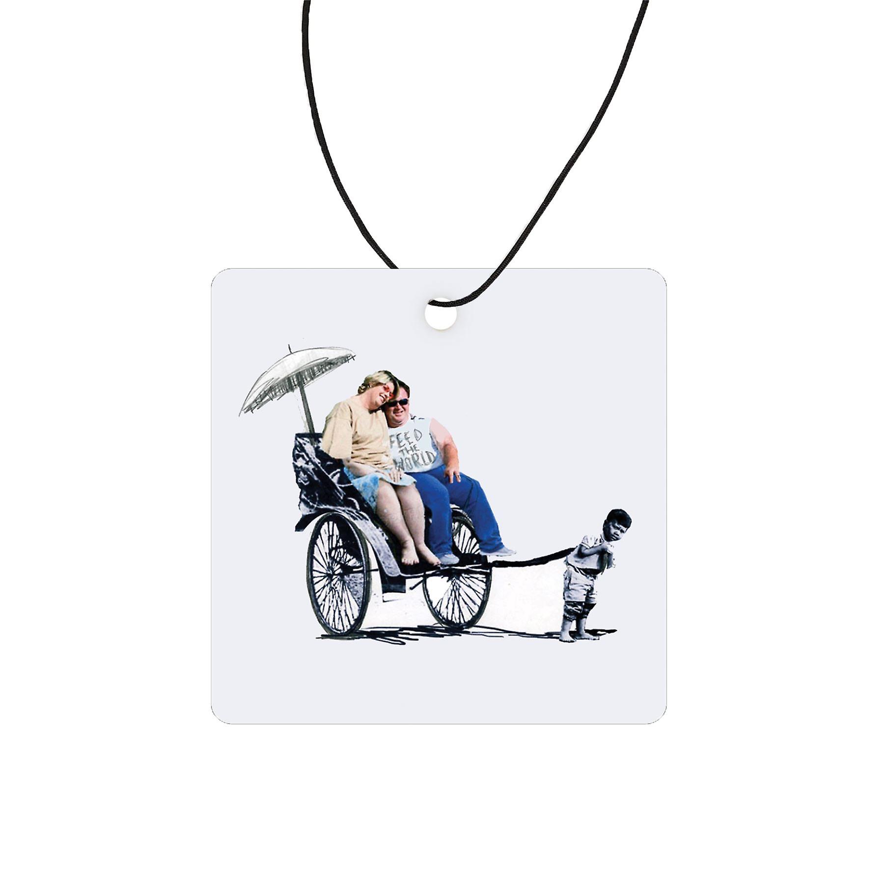 Banksy Feed The World Car Air Freshener