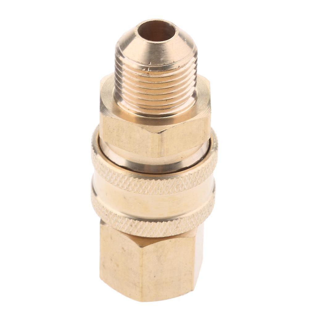 Quick Release Nozzle Pressure Washer Hose Adaptor Connector Nozzle Gold E