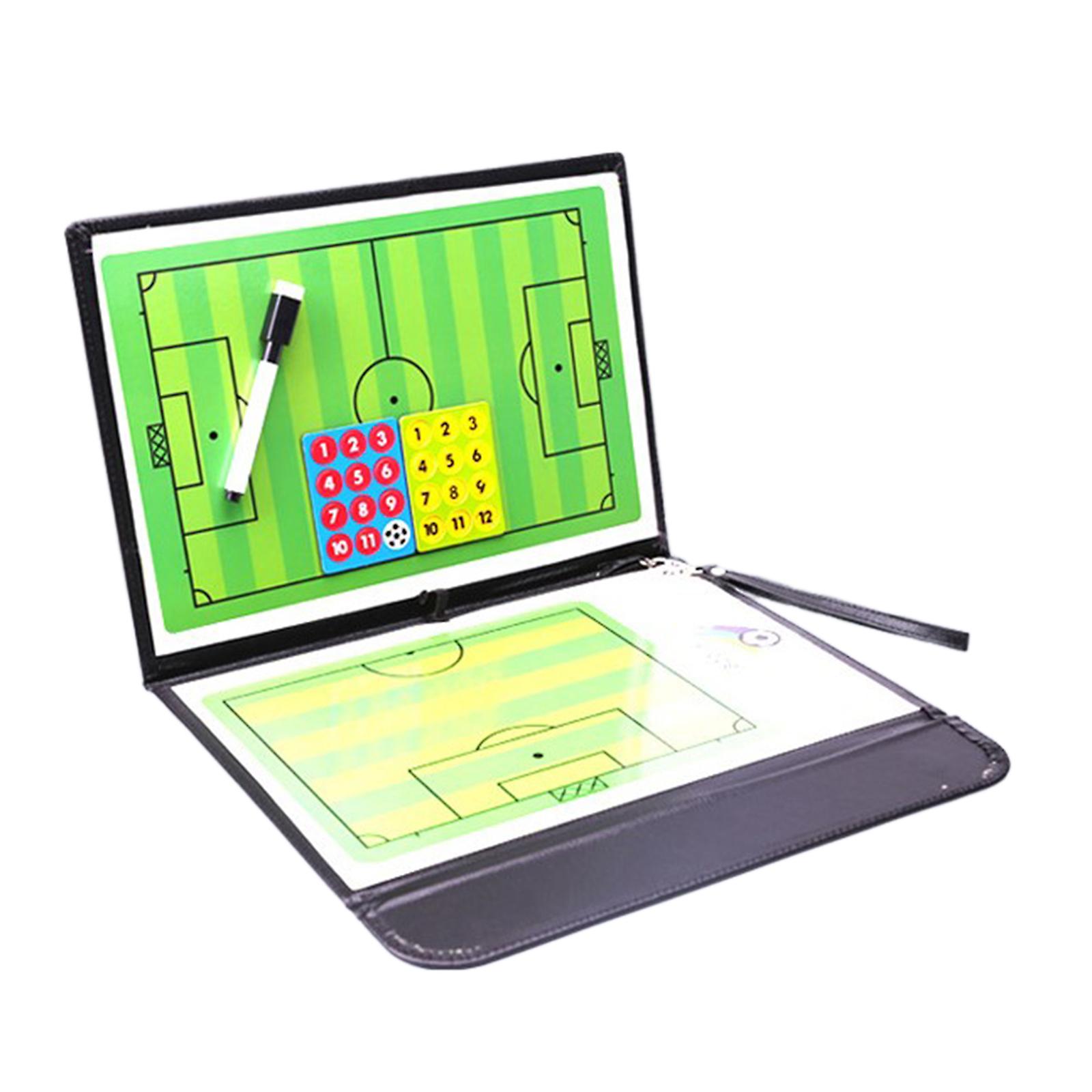 折りたたみ式バスケットボールコーチングボード戦略キット、マーカータクティカルマグネット付き