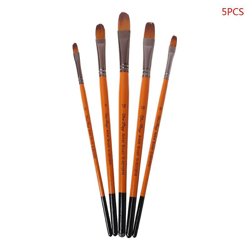 5 Pcs Multi-purpose Paint Brushes Kit Portable Beginners Paint Brushes for Kids