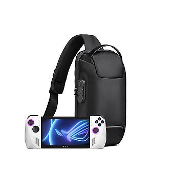 Shockproof Carrying Bag Protective Crossbody Shoulder Chest Backpack with Pockets Fit for Asus ROG Ally Console & Accessories
