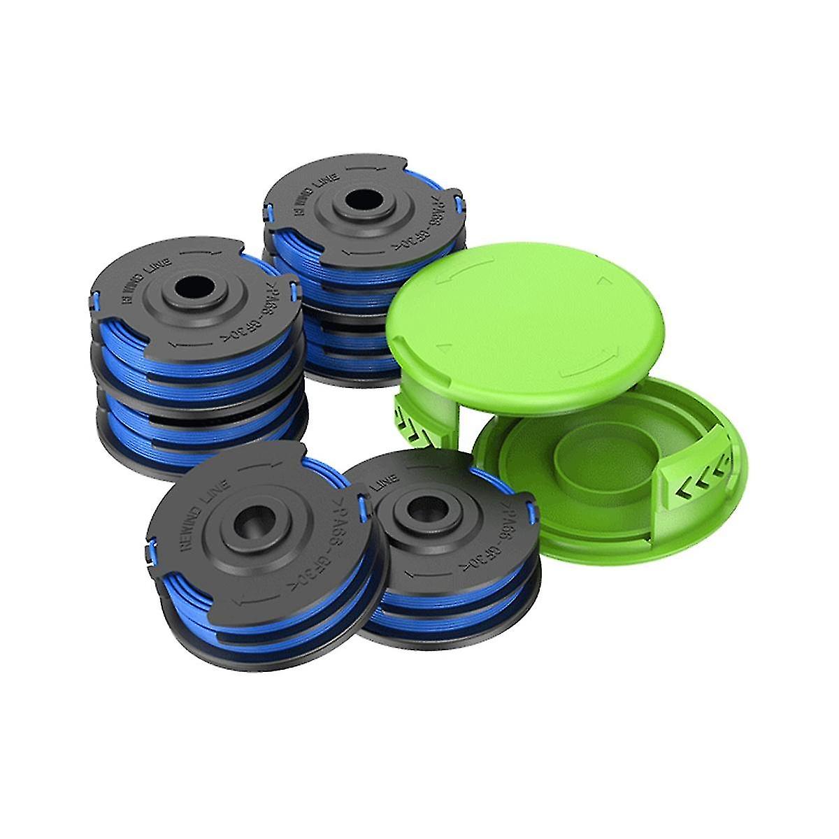 For String Trimmer Replacement Line Compatible With 120x-06 String Trimmer With Cap(8 Spool+2 Cap)