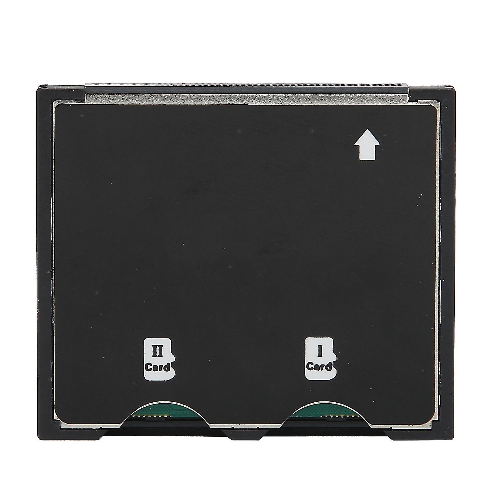 Memory Card/Micro Storage Card XC to CF Adapter High Speed Camera CF Type I Adapter Dual Memory Card to CF