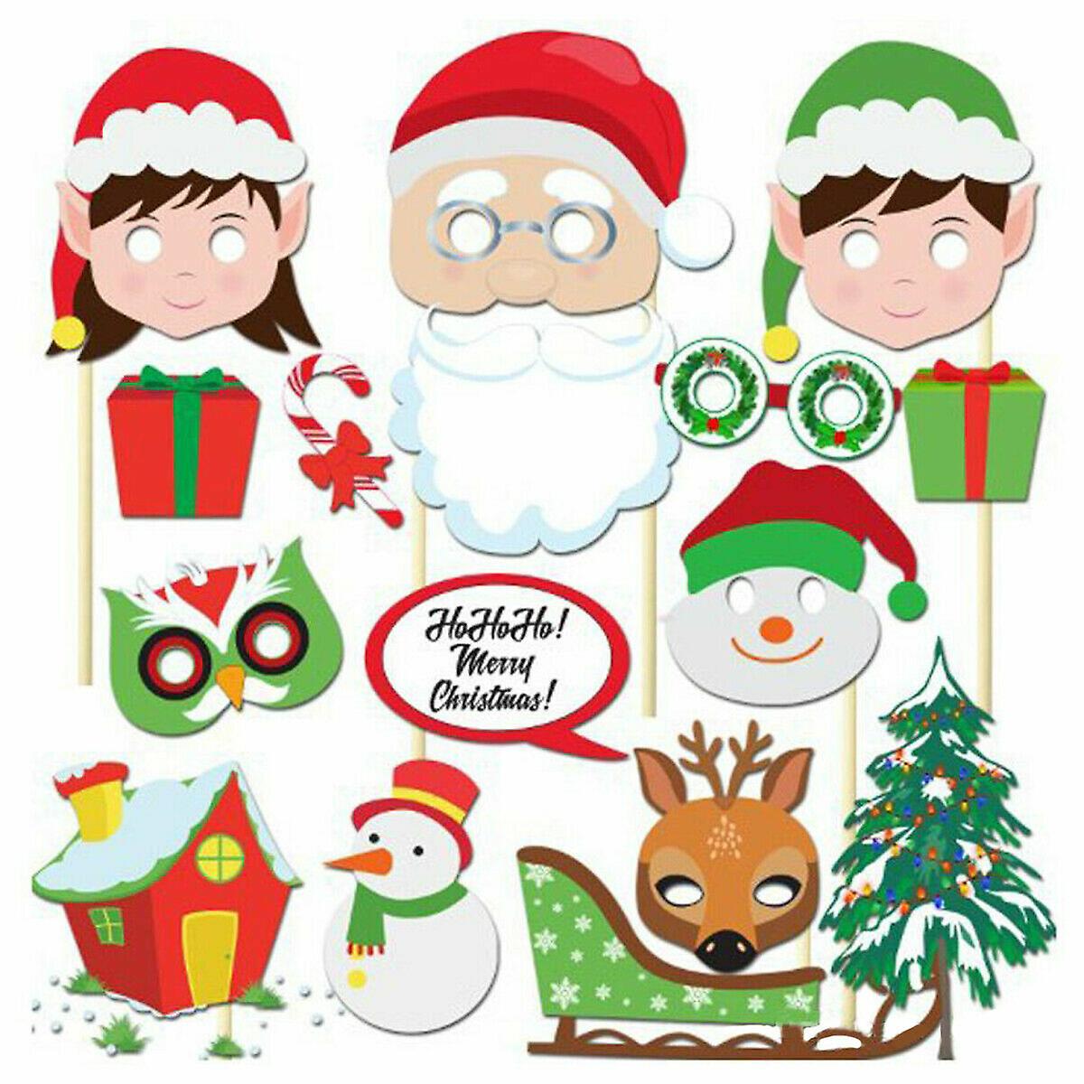 Christmas Festive Photo Booth Props