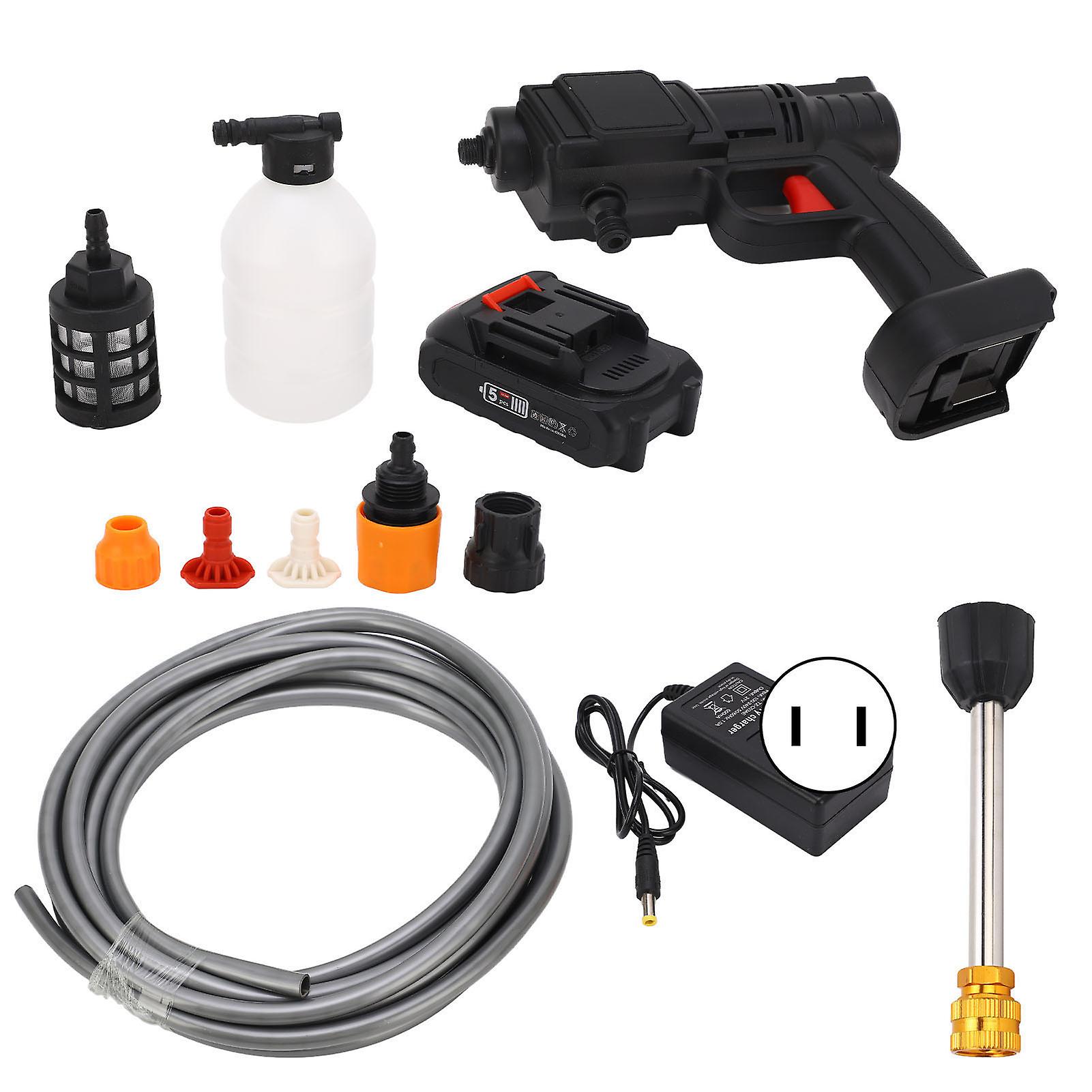 Cordless Car Pressure Washer, Multi-Function Portable Electric Pressure Washer, 100-240V US Plug