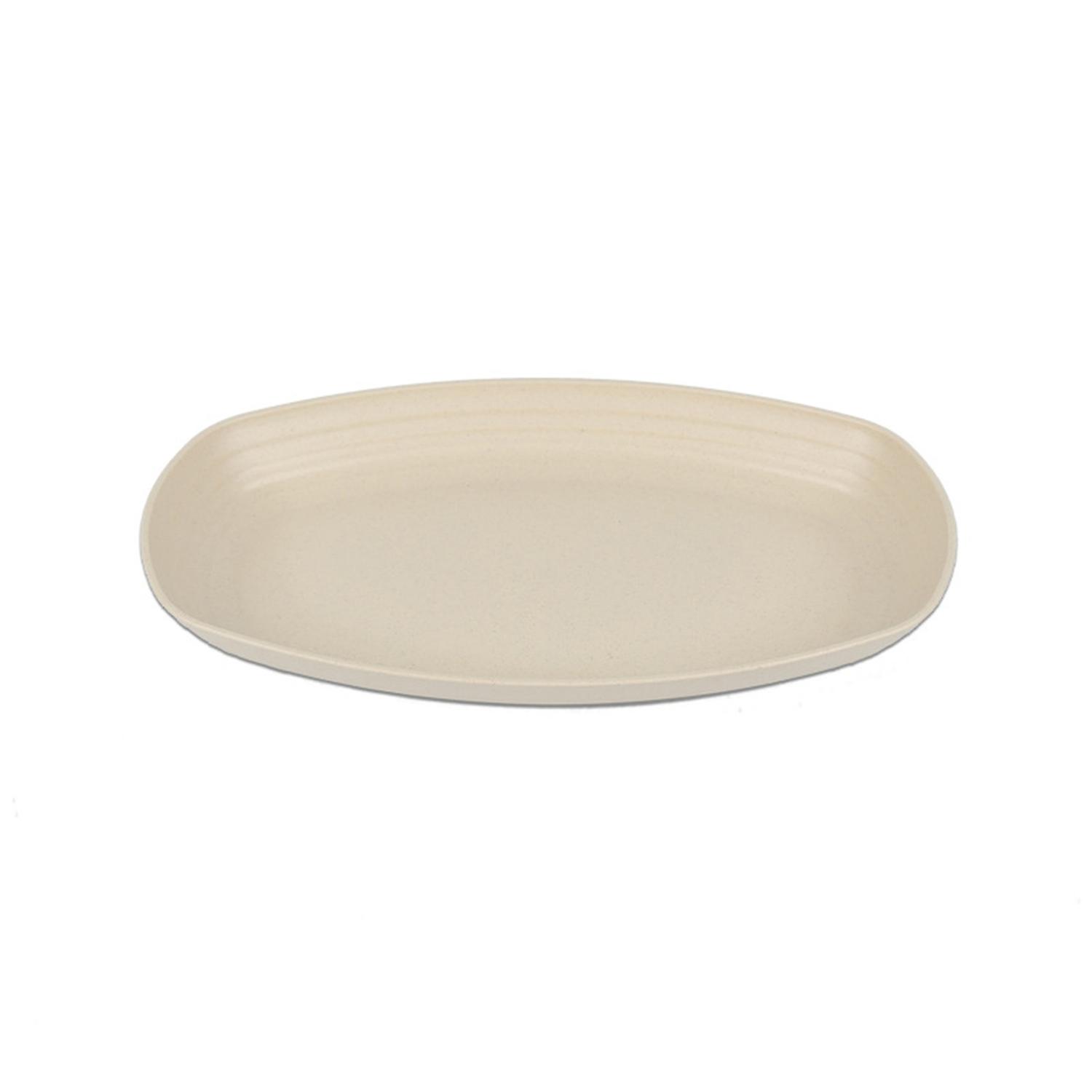 ZHOUBA Practical Anti-slid Base Food Plate Widely Used Anti-scratch Plastic Meal Plate for Home