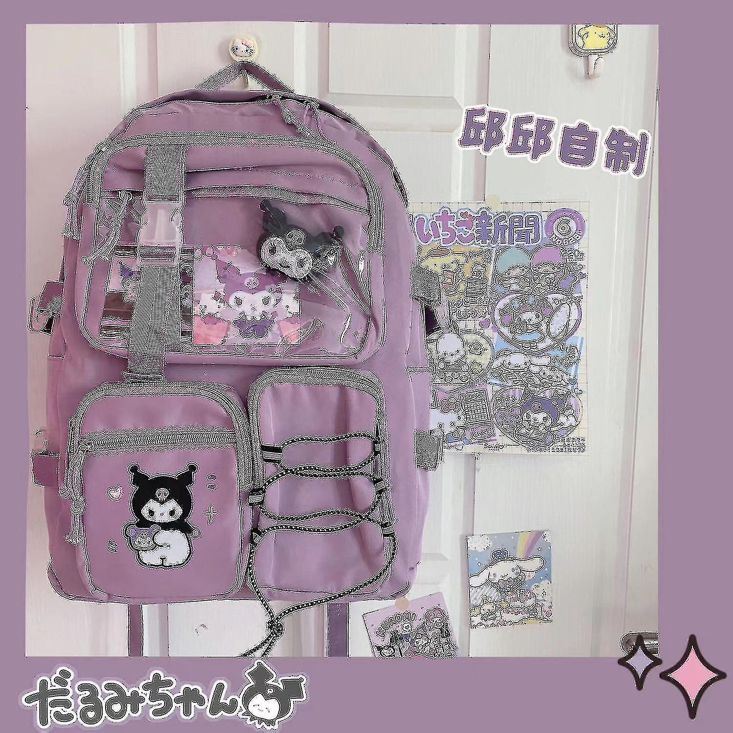 Sac à dos Préscolaire Joy - Kuromi Jester - Rose - Taille Unique - Rose