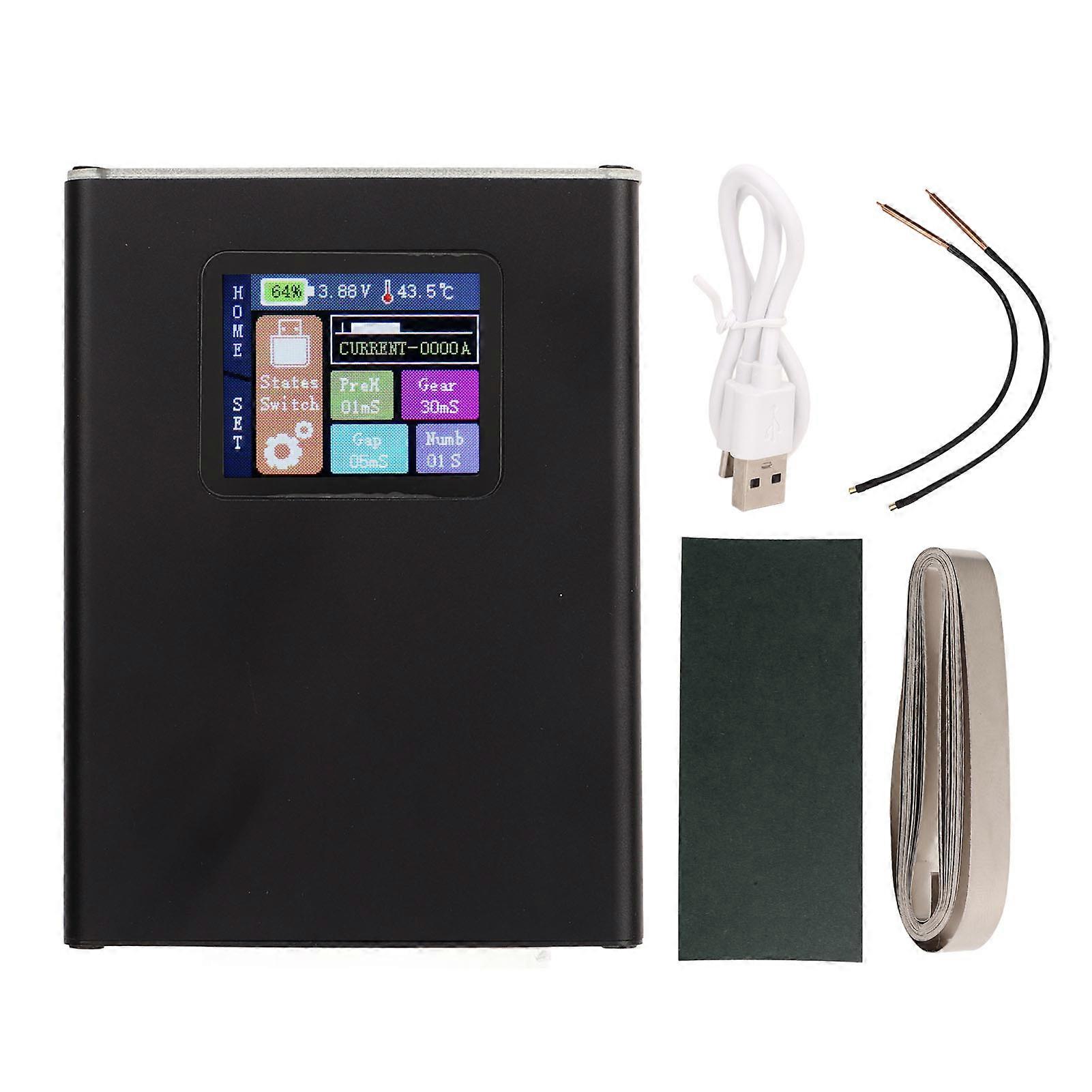 Spot Welder with 1.8in LCD Color Display Adjustable Portable Professional Mini Spot Welding Machine for Battery