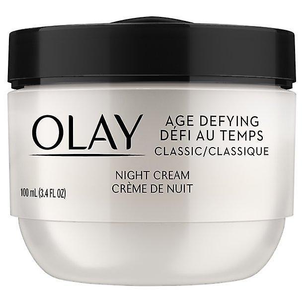 Olay Age Defying Classic Night Cream, Face Moisturizer, 3.4 Oz