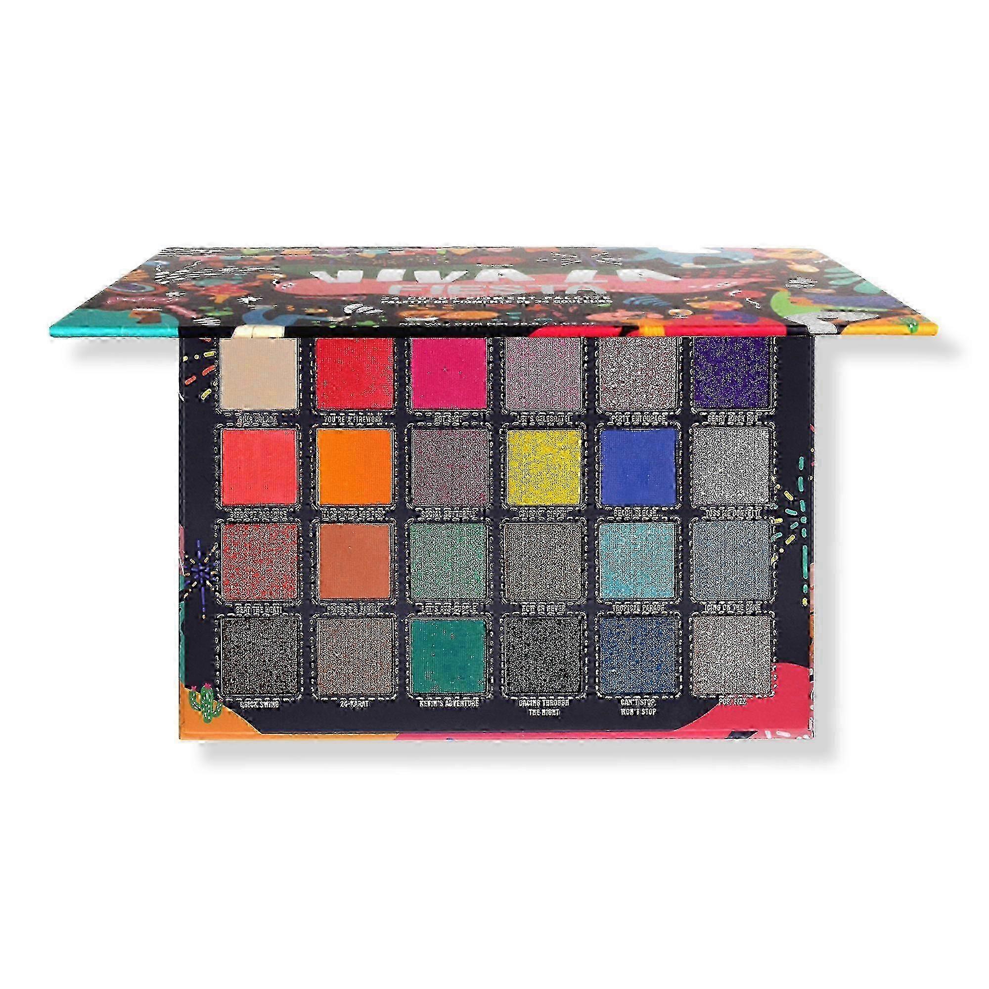 J.cat Beauty Viva La 24 Pigment Fiesta Palette, 1.02 Oz