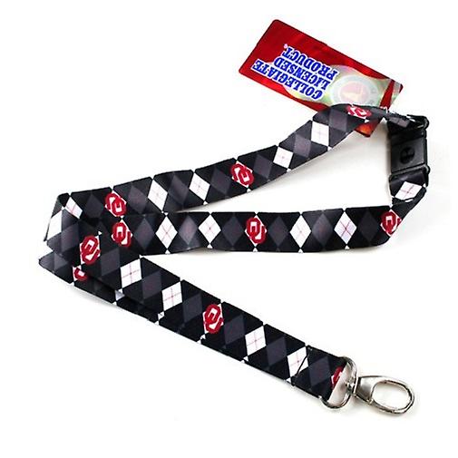 Oklahoma Sooners NCAA Argyle Lanyard