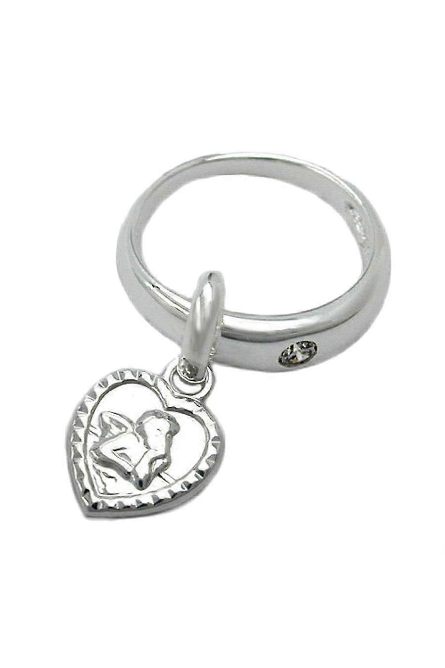 Pendant Baptismal Ring Cz Silver 925 - Gl92709