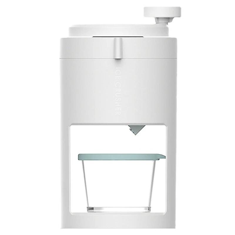 Manual Crushed Ice Breaker Hygienic Ice Shaving Machine Hand Shaved Ice Crusher White Removable Whole Body~18111