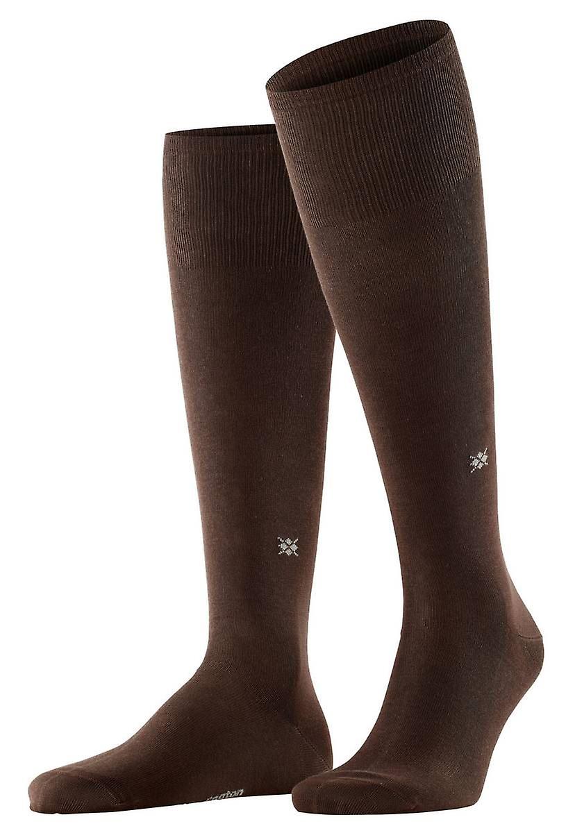 Burlington Dublin Knee High Socks - Chocolate Brown