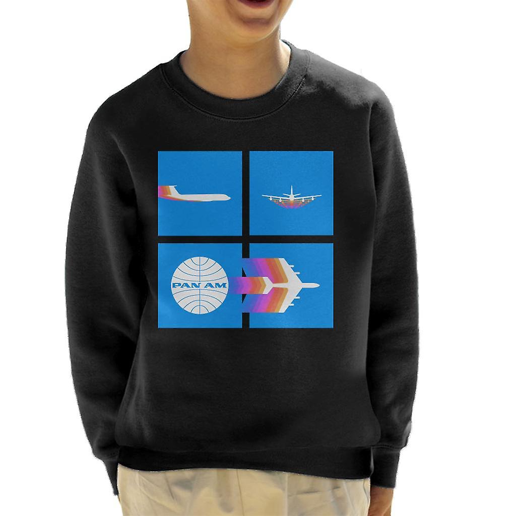 Pan Am Takeoff Silhouette Kid's Sweatshirt
