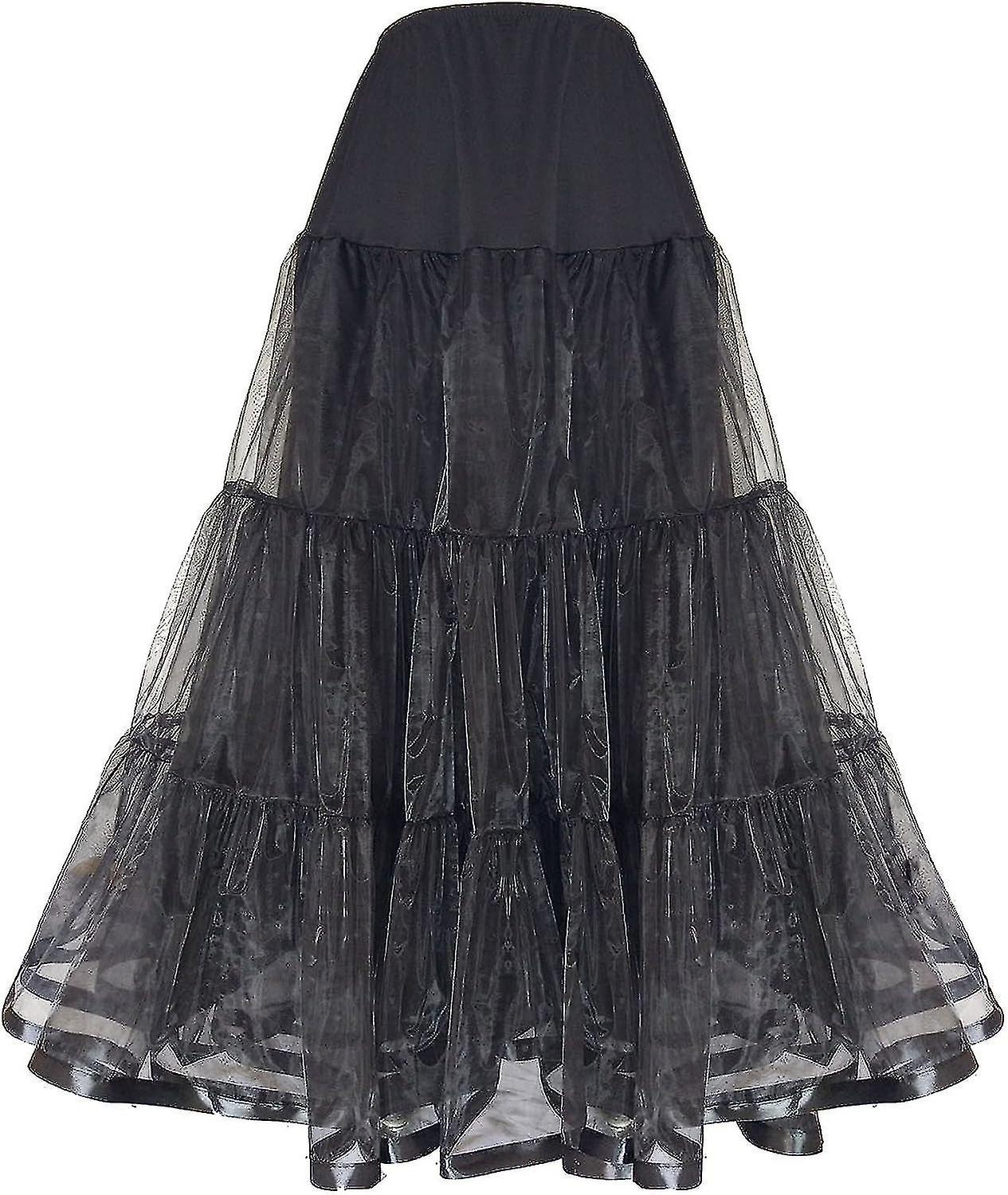 Femei podea lungime petticoat de nunta fusta lunga pentru rochie formala