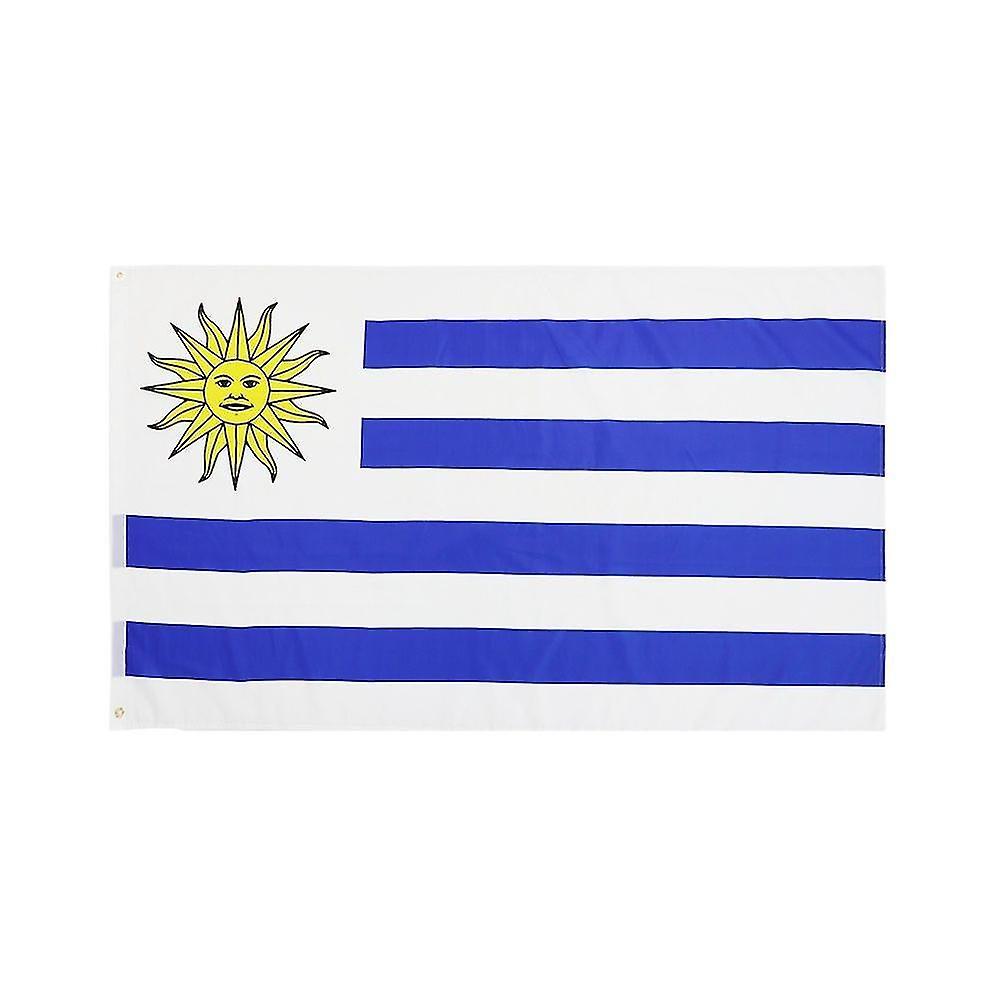 3x5 Ft Uruguay Uy Flag Double Stitched Flags Polyester With Brass Grommets For Decor
