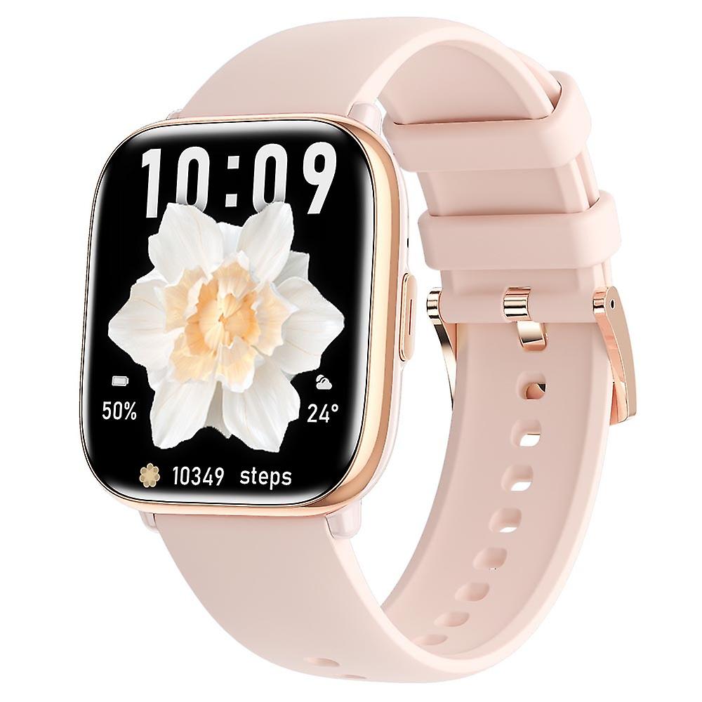 HD12 1.75-Inch AMOLED Screen Bluetooth Calling Smart Watch - Pink