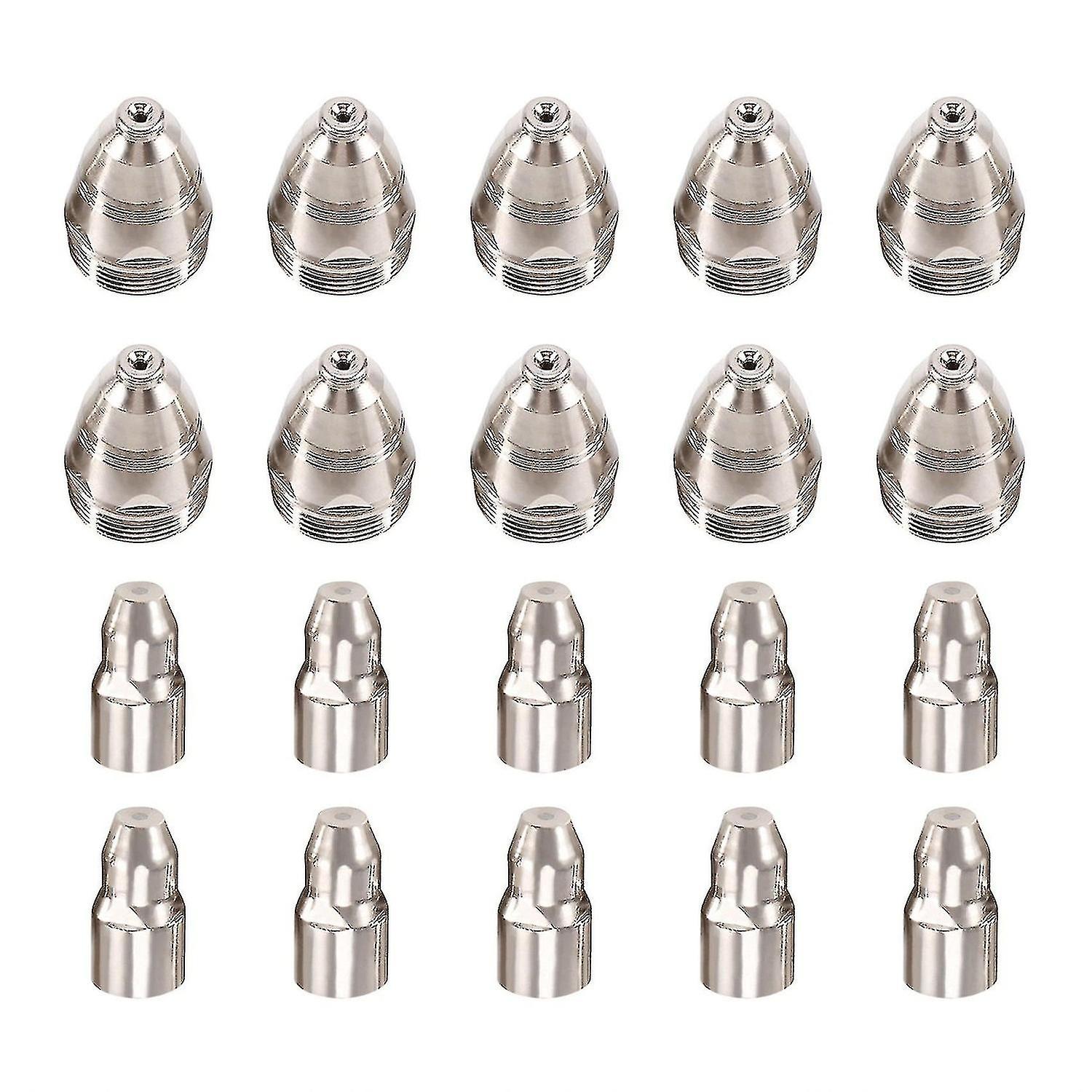 20pcs P80 Plasma Cutting Torch Consumable Cutting Cnc 80a P80 Plasma Torch Tip Electrode Nozzle