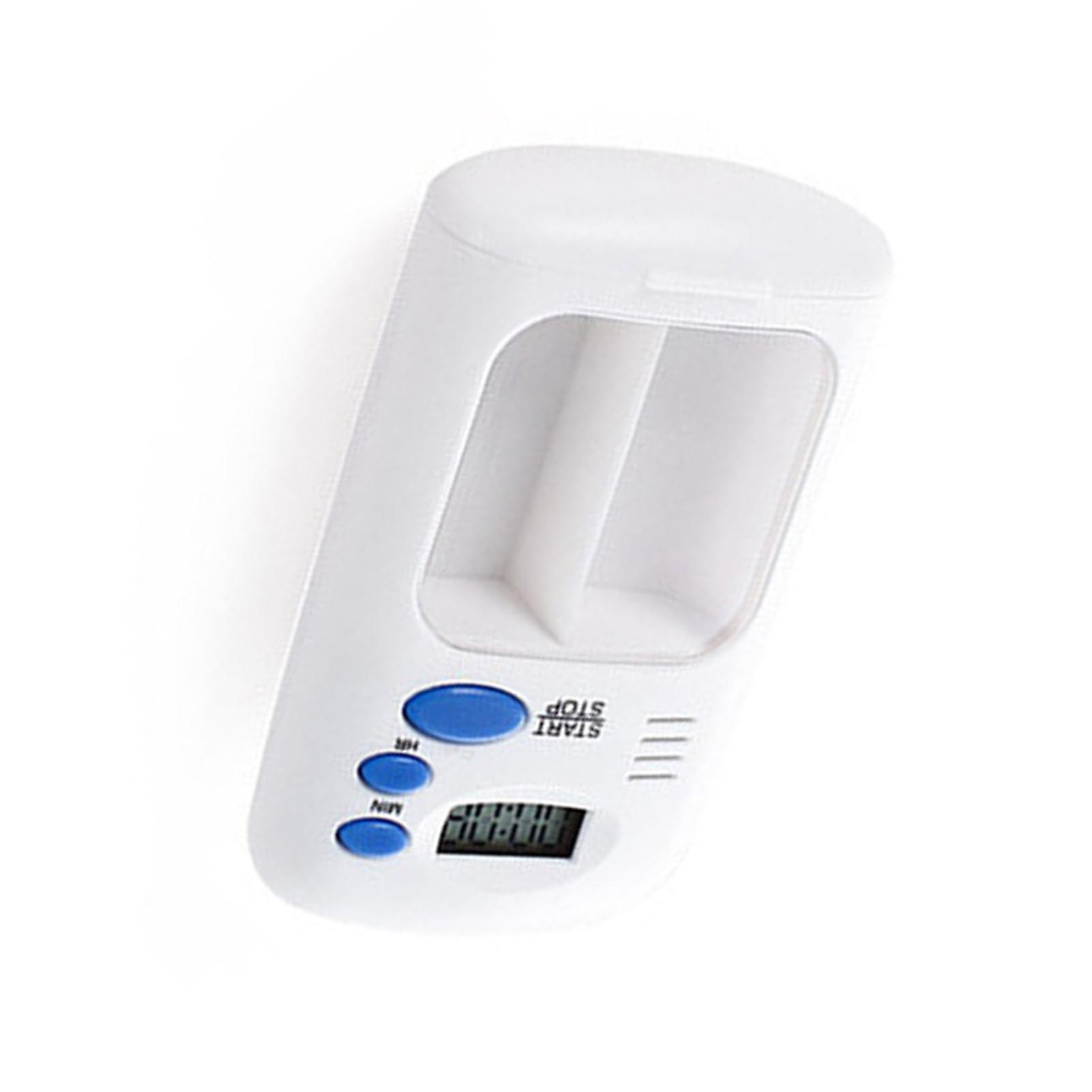 Medicine Box with Timer Double Clear Compartments Medicine Reminder Alarm for Elderly Busy People 