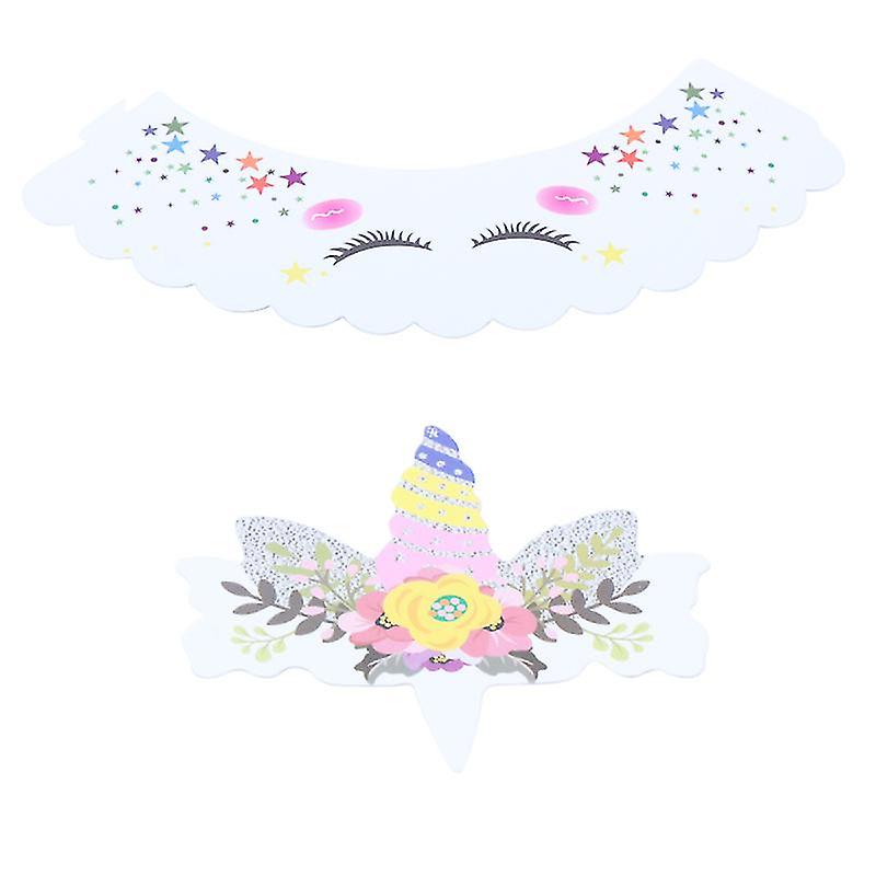 60set Unicorn Cake Wrapper