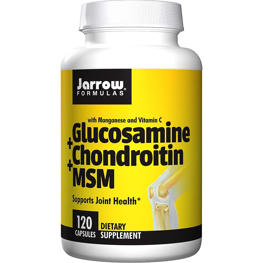 Jarrow Formulas glucosamine, chondroitin and MSM 120 capsules 4579