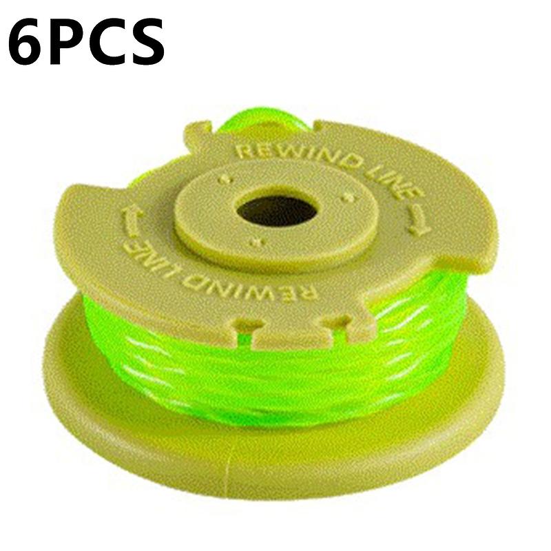 For Ryobi Lawn Trimmer Wire Reels Replacement AC80RL3 Spools (Set Of 6) DCQW