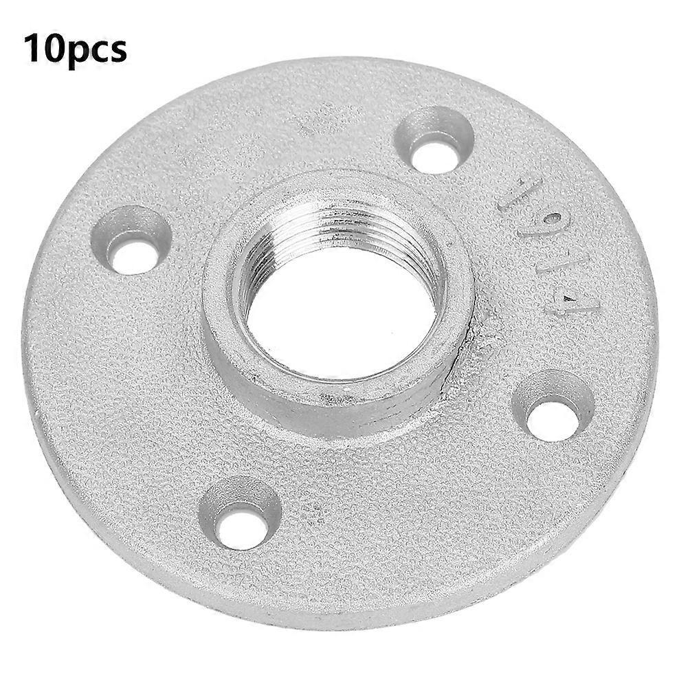 10 Stücke DN20 4 Löcher Flansch Basis Hardware-Tool 3/4'' Britischen Gewinde