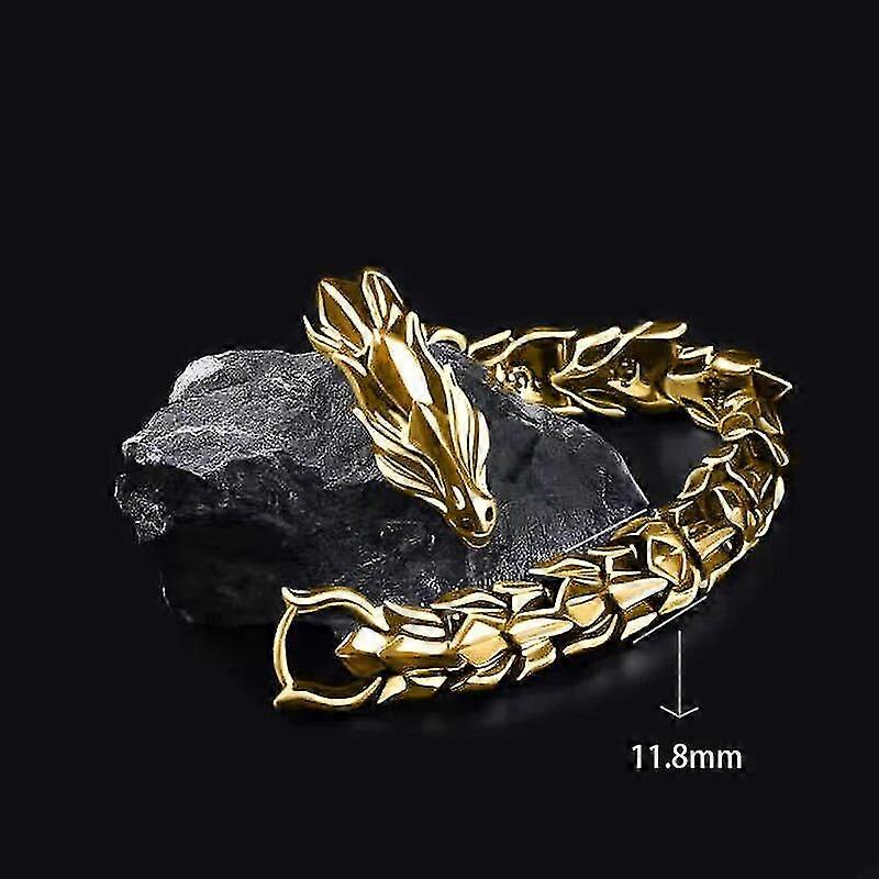 خمر رجالي مجوهرات الهيب هوب الفضة التنين رئيس التنين التنين سوار الرجعية مبالغ فيها الرجال التنين سوار مجوهرات التبعي جيد