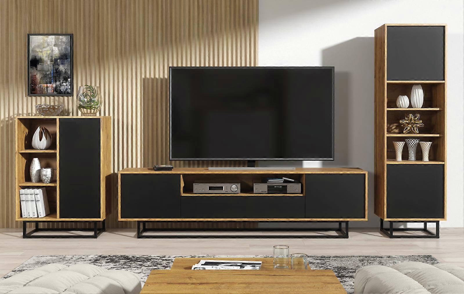 Living Room Set Industrial Loft