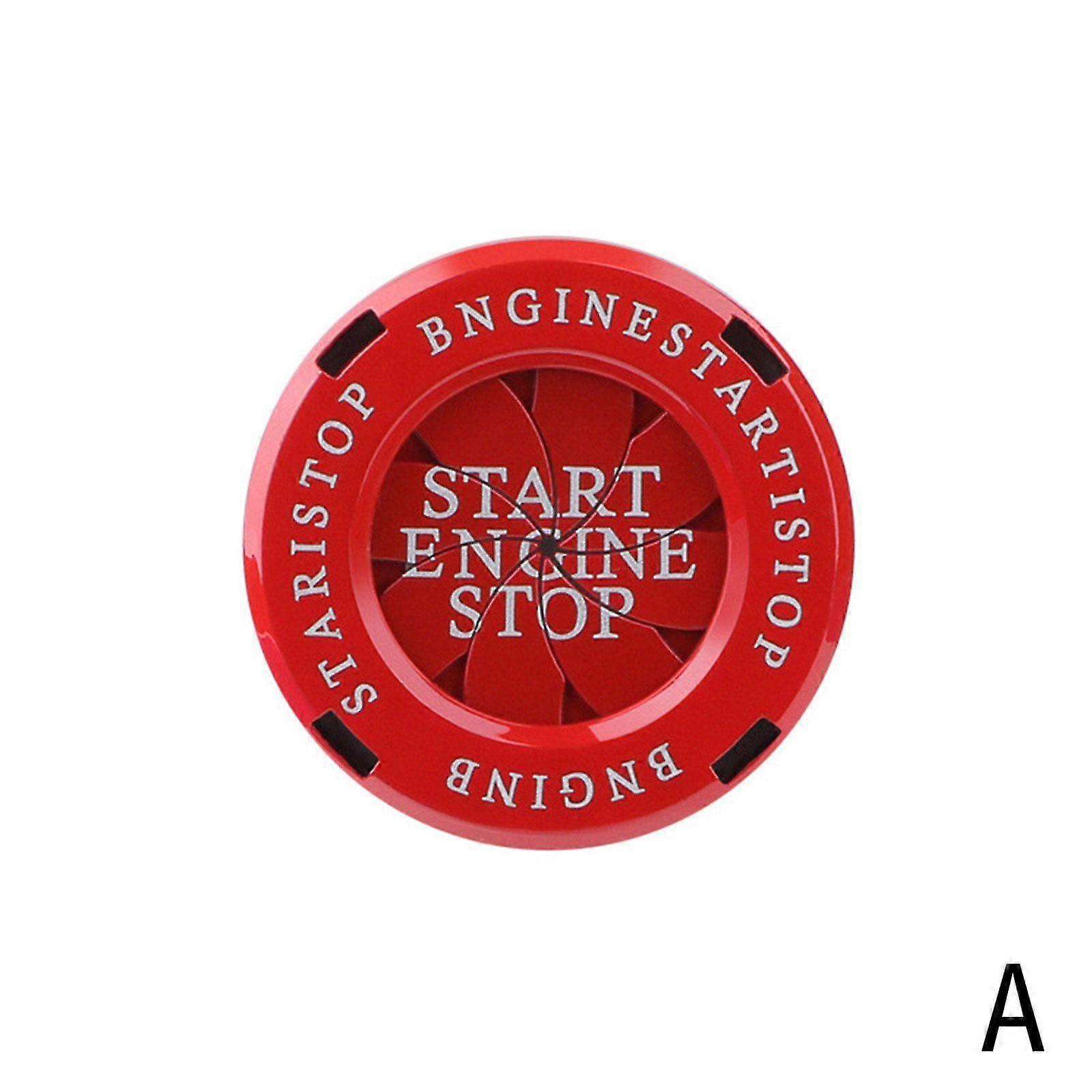 New  Car Key Systems Key blade Interior Modification One-button Start Button Motorcycle Cover Decoration Ignition One Start Stop Button Cover