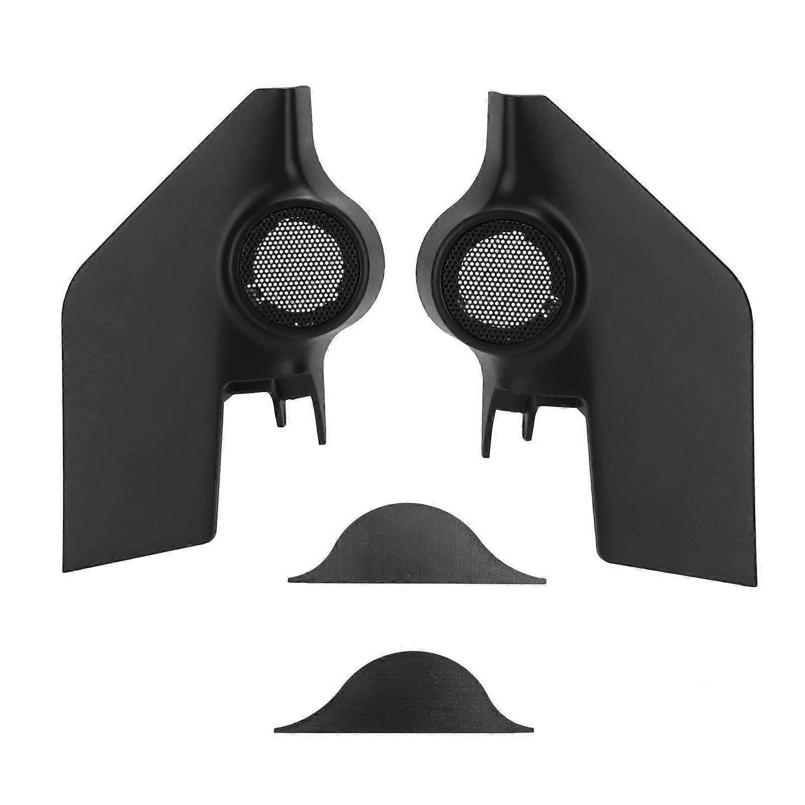 2pcs Tweeter Speaker Cover Black Dustproof Protector Replacement for Nissan Sylphy 20122018 E2U211