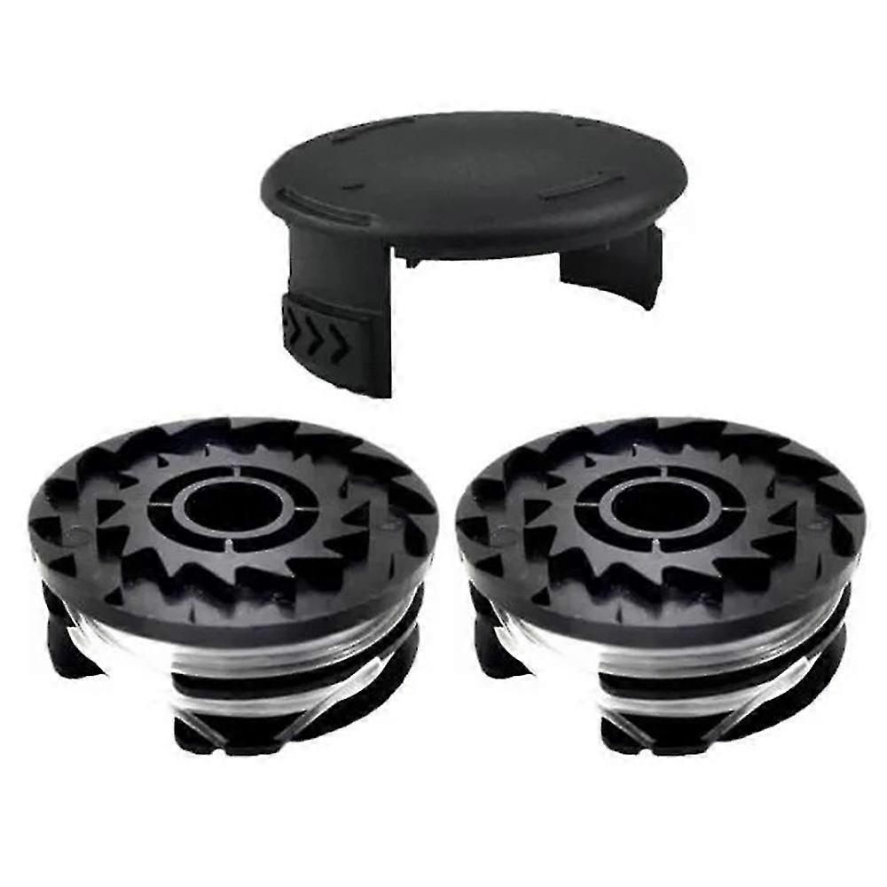 For Parkside Lawn Mower 2 Spool + Grass Trimmer Spool Cap, TLP-01 / TLP-01-1