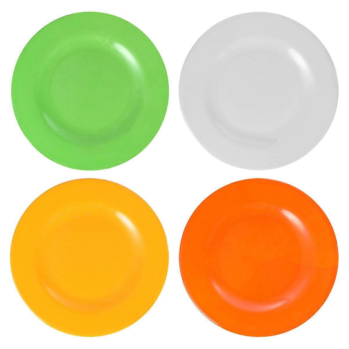 4pc Melamine Plates Melamine Dining Plate Kitchen Safe Melamine Tableware