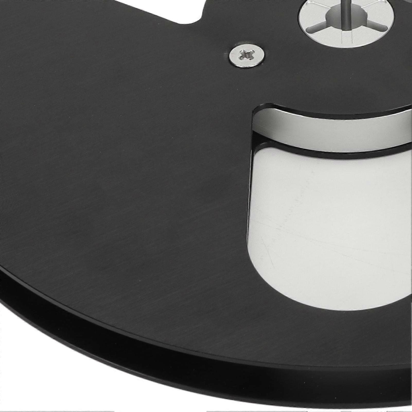 1/4 7 Inch Empty Reel Universal Aluminum Alloy Recording Tape Reel Empty Disc Opening Machine Parts for Nab Black