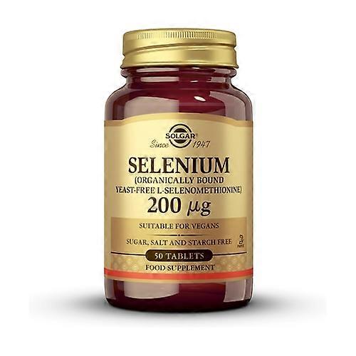 Selenium (Yeast-Free) 50 tablets of 200mg