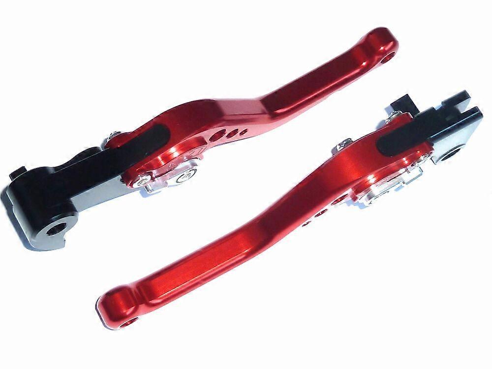 YAMAHA R6 2017-2021 SHORT RED BRAKE AND CLUTCH  LEVERS ROAD RACE TRACK
