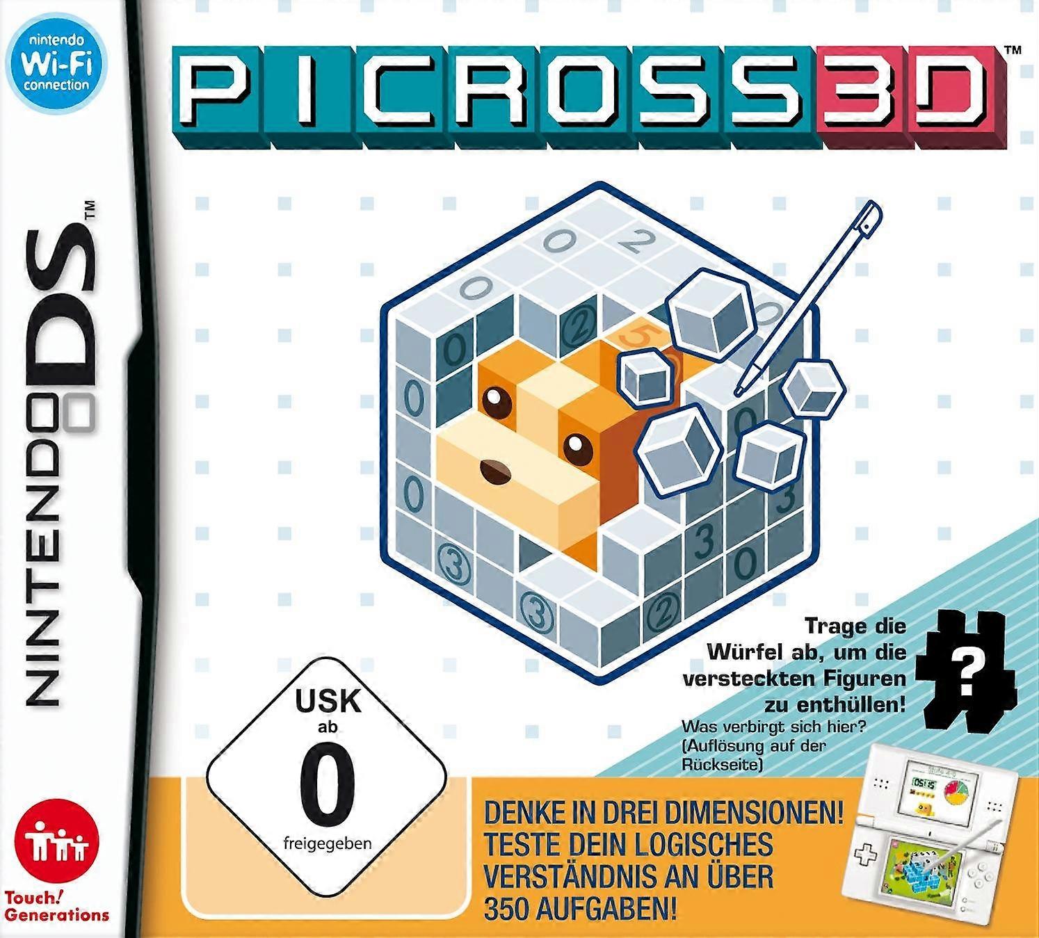 Picross 3D DS - PAL - New & Sealed
