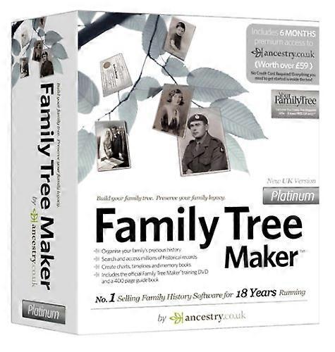 Family Tree Maker 2008 Platinum (PC) - New & Sealed