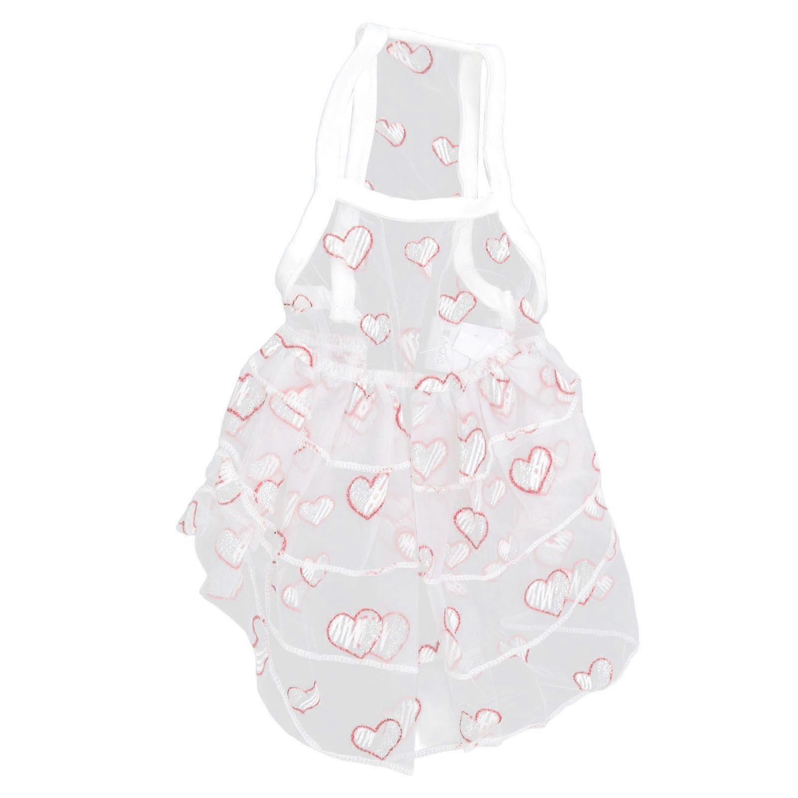 ペットサスペンダードレスファッショナブルなかわいい魅力的な太陽に強いペットレーススカート犬猫用