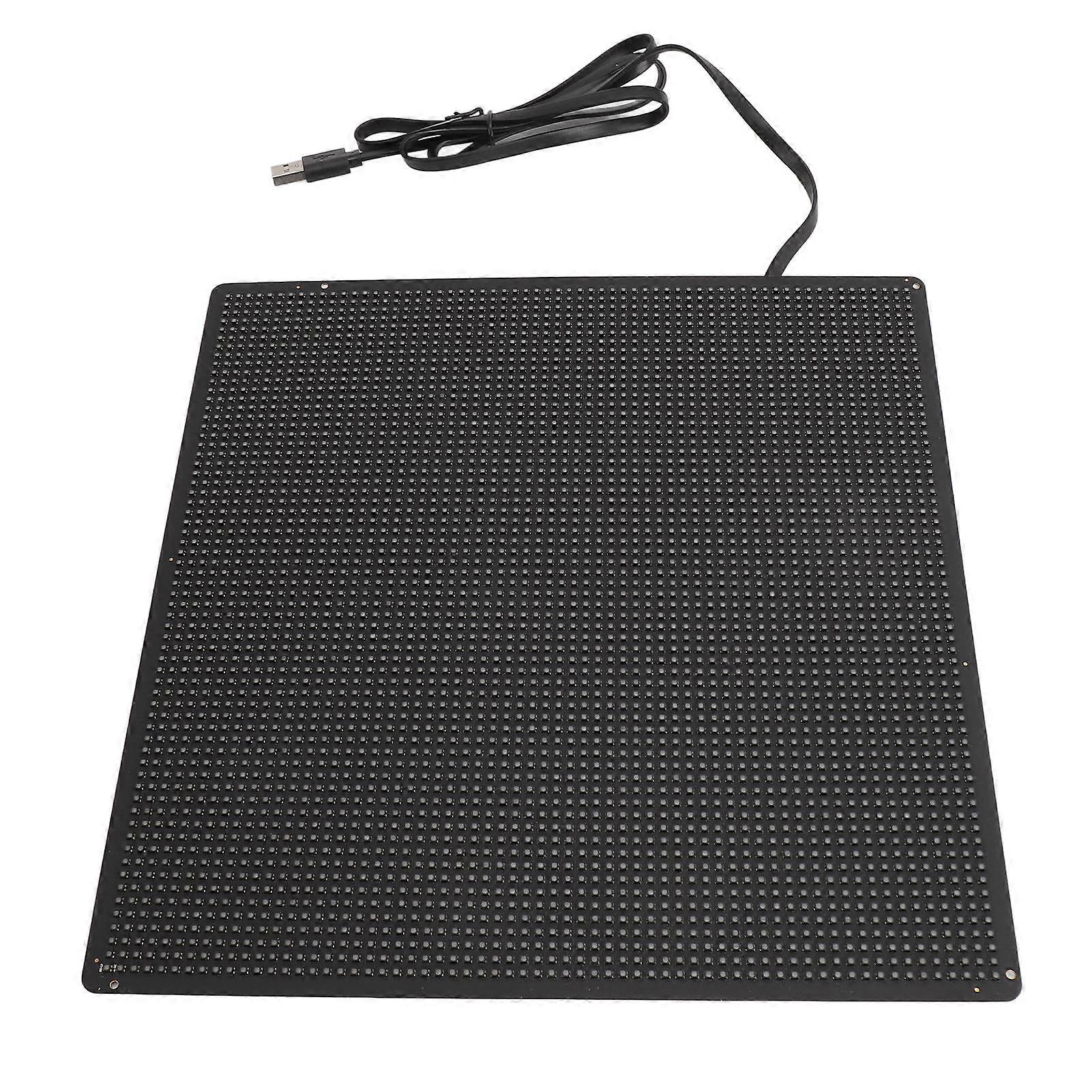 Programmable Led Sign 9.8 X 9.8in 64X64 Resolution App Control Custom Text Pattern Animation Flexible Digital Display for Car Shop Bar Hotel