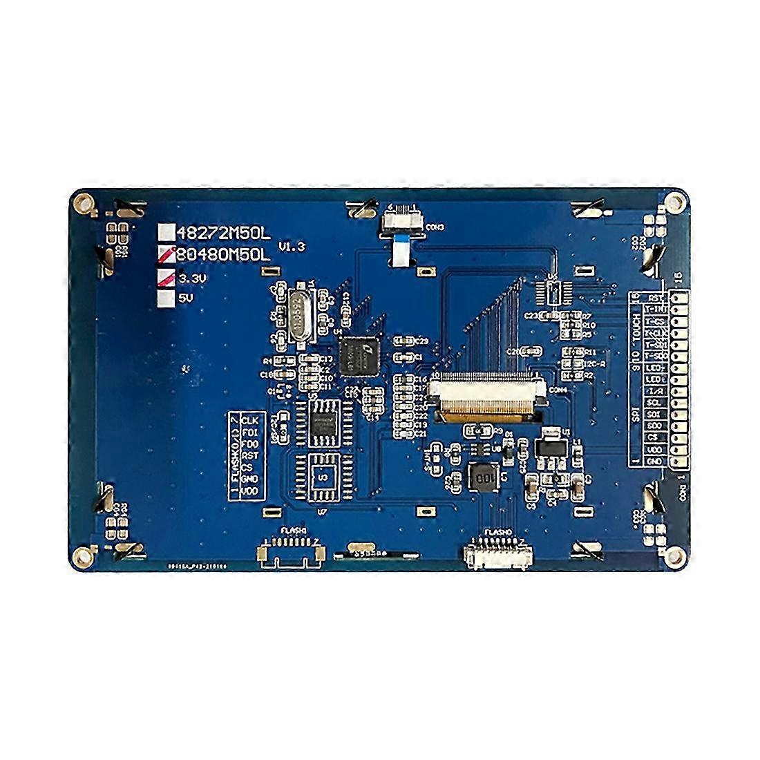 5 Duim 800X480 Capacitieve Touch 2D Graphics Teksttekening TFT Ingebedde Controller Board Touch Screen