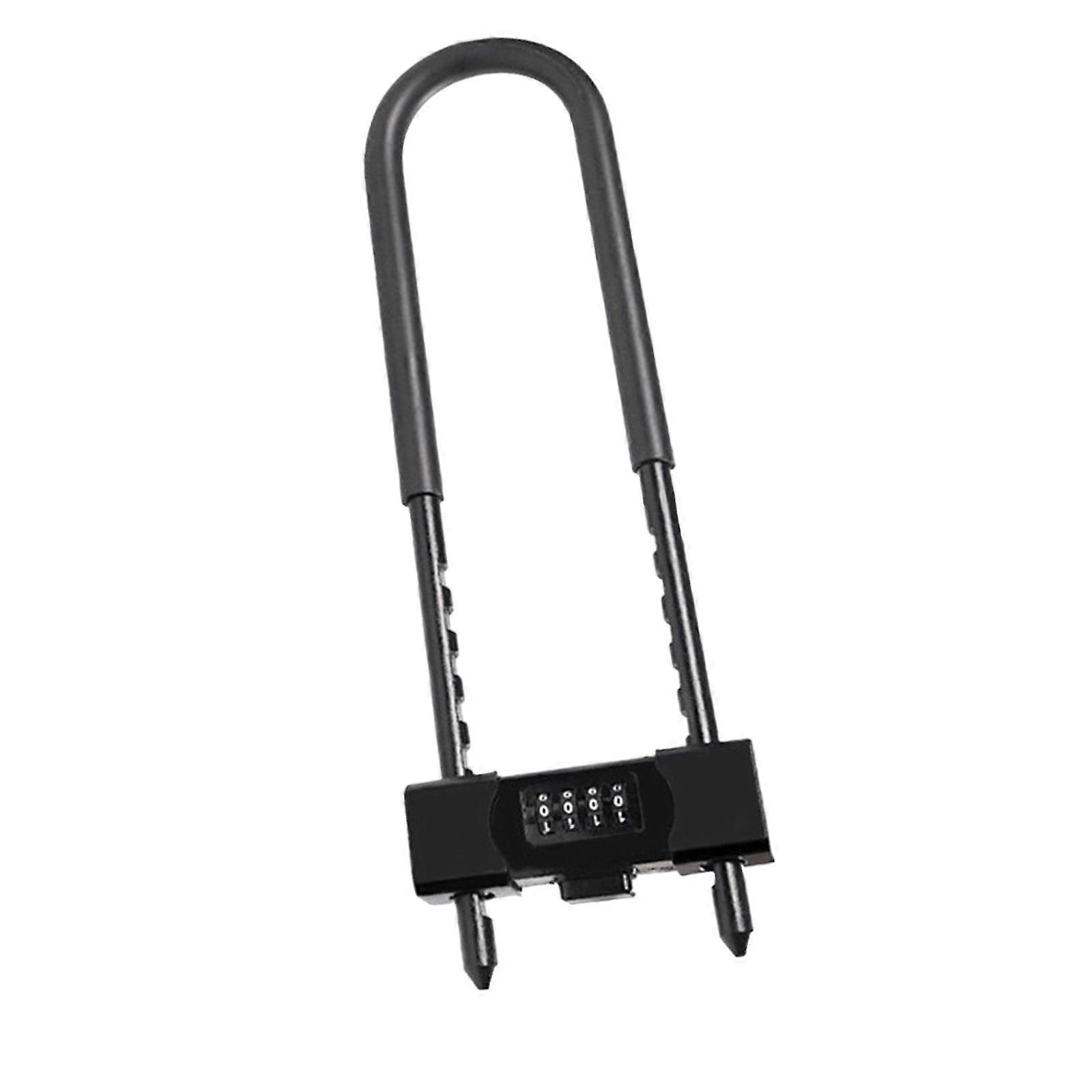 Combination Lock Security Multipurpose Security U Lock for Doors School Gate Red